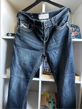 Dark Blue Women's y2k jeans